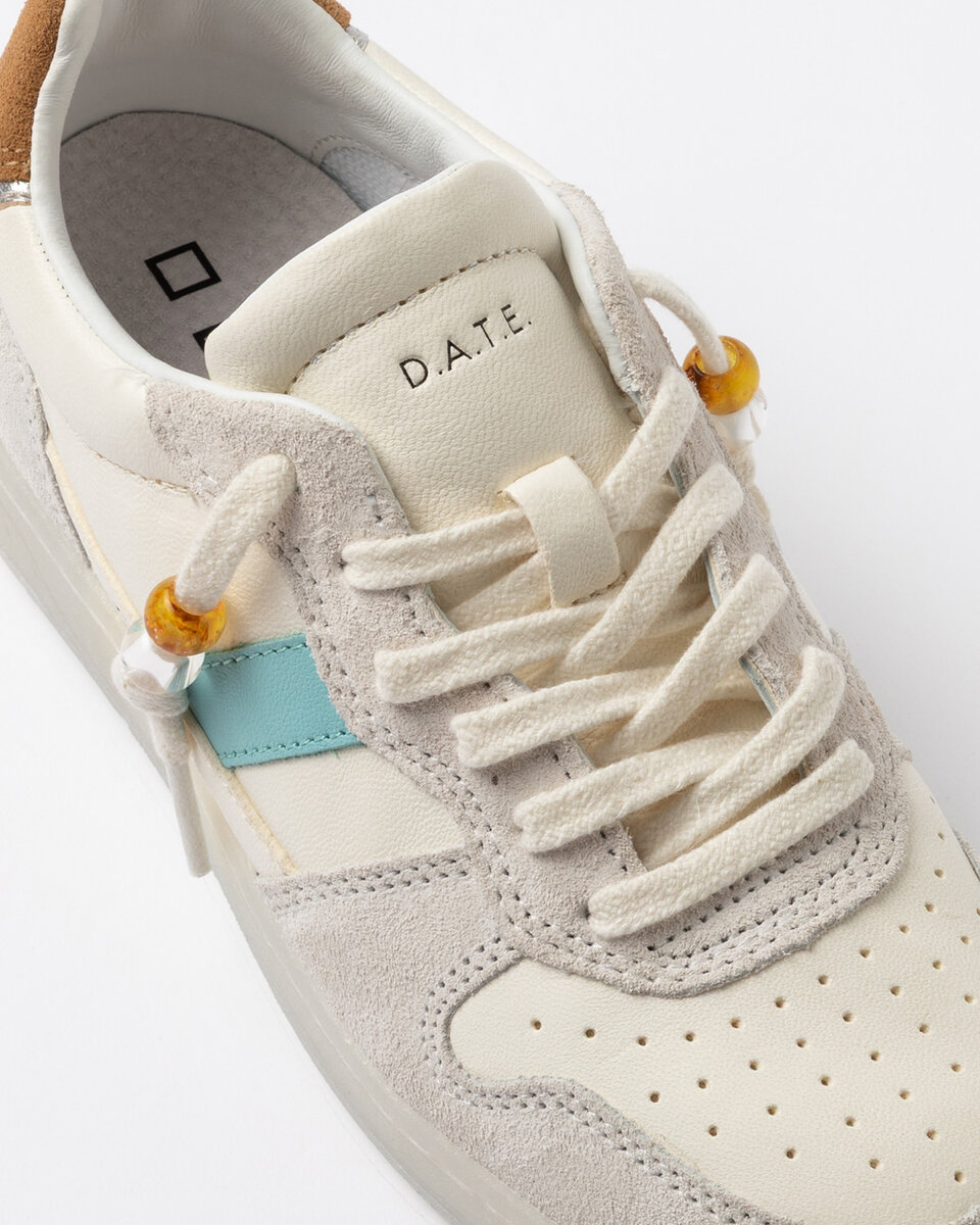 COURT 2.0 VINTAGE CALF WHITE-CUOIO