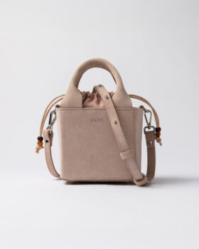 CUBO BAG SUEDE PINK