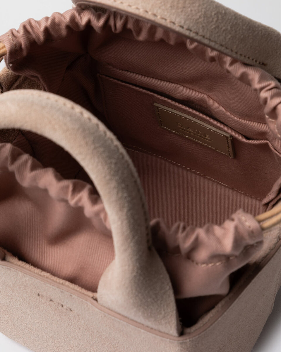 CUBO BAG SUEDE PINK