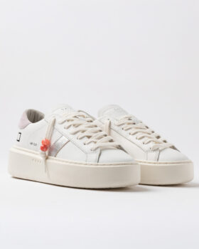 HILL LOW PLATFORM CALF WHITE-PINK