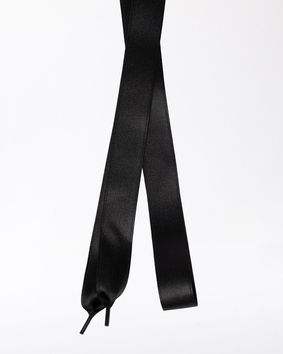 LACE SATIN DATE BLACK