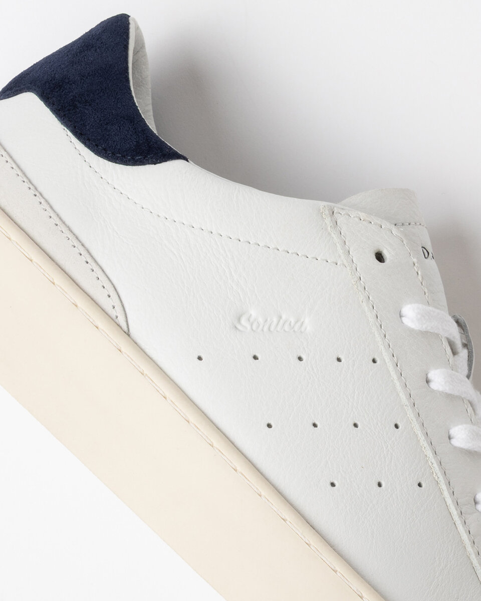 SONICA CALF WHITE-BLUE