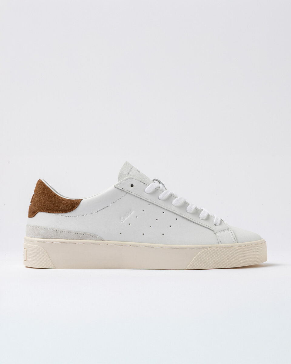 SONICA CALF WHITE-CUOIO